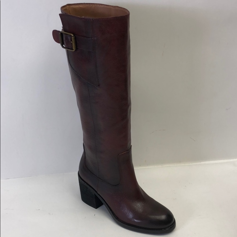 Lucky Brand Leather Dark Brown Boots New 6 - Picture 2 of 8